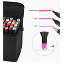 Kit Caneta Colorida Ponta Dupla 80Pçs - Dê Vida à sua Criatividade