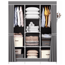 Guarda-Roupa Dobrável Cinza – Organize com Estilo e Praticidade