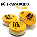 Pó de Banana Facial Fixador Translúcido Vivai – Pós Base Matificante
