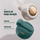 Mini Ventilador Silencioso Portátil Suspenso Recarregável USB de 3 Velocidades e Rotação 360°