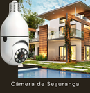 Câmera Lâmpada de Segurança Visão Noturna FullHD