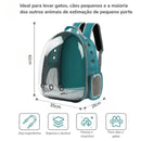 Mochila Pet Transporte para Cães e Gatos - Visão Panorâmica, Conforto e Segurança