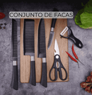 6 Peças - Conjunto Jogo de Facas