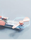 Mini Ventilador Portátil Recarregável USB Gaiatop - Compacto, Dobrável e Perfeito para Viagens - Cor Rosa