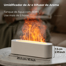 Difusor de aroma em formato de Chama Mística e Umidificador de Ar
