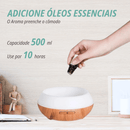 Difusor Aromático Ultrassônico e Umidificador 500ml