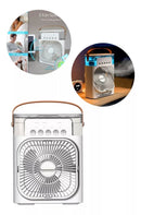 Ventilador Portatil com Iluminação Umidificador / Climatizador