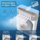 Ventilador Portatil com Iluminação Umidificador / Climatizador