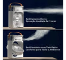 Ventilador Portatil com Iluminação Umidificador / Climatizador