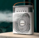 Ventilador Portatil com Iluminação Umidificador / Climatizador