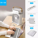 Ventilador Portatil com Iluminação Umidificador / Climatizador