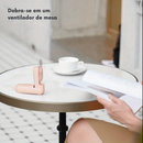 Mini Ventilador Portátil Recarregável USB Gaiatop - Compacto, Dobrável e Perfeito para Viagens - Cor Rosa