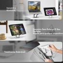 Suporte para Notebook NSP-101 Prata – Ajustável e Ergonômico