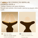 Dispositivo Facial Ouro 24K - Lifting Quente Portátil & EMS