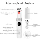 Massageador Elétrico Relaxante para Olhos EMS - Redução de Círculos Escuros