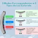 Massageador Facial e Pescoço EMS – Lifting, LED, Reduz Papada