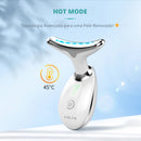 Massageador Facial e Pescoço EMS – Lifting, LED, Reduz Papada