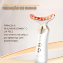 Dispositivo Facial Ouro 24K - Lifting Quente Portátil & EMS