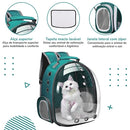 Mochila Pet Transporte para Cães e Gatos - Visão Panorâmica, Conforto e Segurança