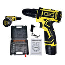 Furadeira/Parafusadeira 12V Sem Fio – Kit 24 Acessórios