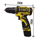 Furadeira/Parafusadeira 12V Sem Fio – Kit 24 Acessórios