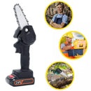 Mini Motosserra a Bateria Recarregável – Leve e Potente