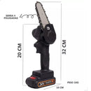 Mini Motosserra a Bateria Recarregável – Leve e Potente