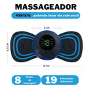Kit Tapete Terapêutico e Mini Massageador Elétrico – Alívio para Dor nos Pés e Musculares