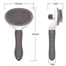 Escova para Pet Removedora de Pelos com Massagem – Cerdas Suaves e Confortáveis