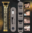 Kit Cuidados Masculinos - Máquina de Cortar Cabelo (Dragão) + Aparador de Pelos Nariz