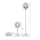 Ventilador Portátil USB Recarregável - Silencioso e Potente