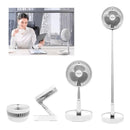 Ventilador Portátil USB Recarregável - Silencioso e Potente